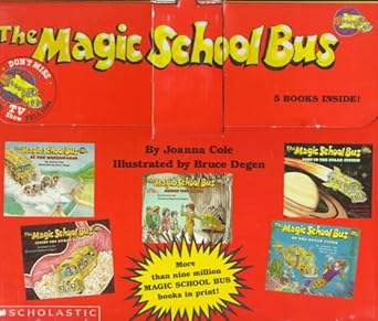 the magic school bus 5 books inside briefcase at the waterworks lost in the solar system inside the human