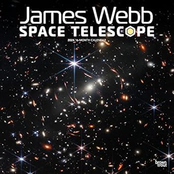 james webb space telescope 2024 12 x 24 inch monthly square wall calendar browntrout science astronomy