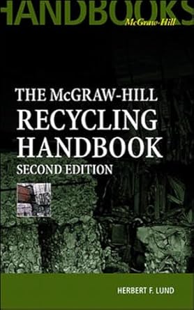 mcgraw hill recycling handbook 1st edition herbert f lund 0070391564, 978-0070391567