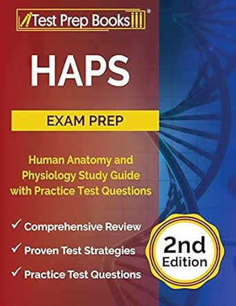 haps exam prep human anatomy and physiology study guide with practice test questions 1st edition joshua rueda