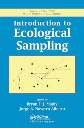 introduction to ecological sampling 1st edition bryan f j manly ,jorge a navarro alberto 1032926511,