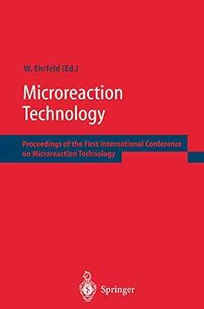 microreaction technology proceedings of the first international conference on microreaction technology 1st