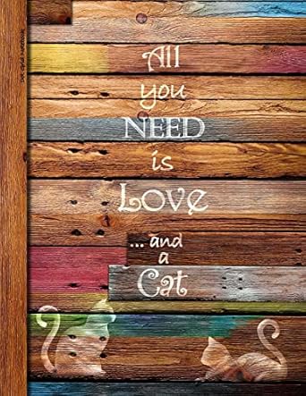 dot grid notebook gifts for cat lovers a no frills dotted journal in an extra large softback with a printed