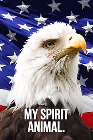 my spirit animal american bald eagle journal 1st edition golding notebooks 1796495336, 978-1796495331