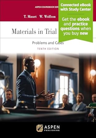 materials in trial advocacycy materials in trial advocacy 1st edition thomas a mauet ,warren d wolfson