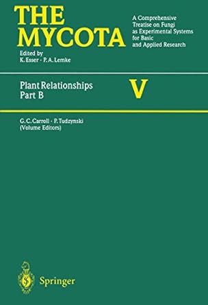 plant relationships part b 1st edition george c carroll 3540620184, 978-3540620181