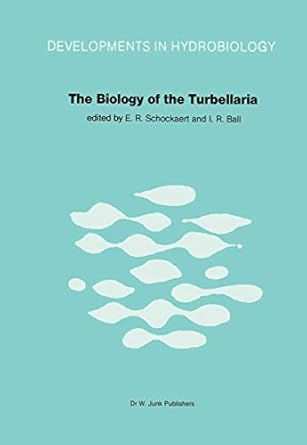the biology of the turbellaria proceedings of the third international symposium held in diepenbeek belgium