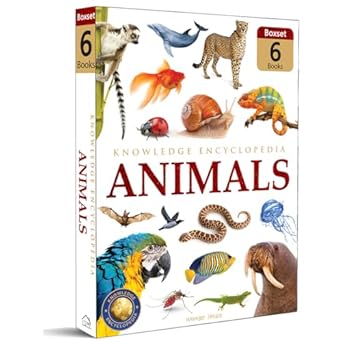animals collection of 6 books knowledge encyclopedia for children 1st edition wonder house books 9354400329,