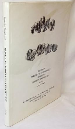 papers in vertebrate paleontology honoring robert warren wilson 1st edition robert m mengel 0935868097,