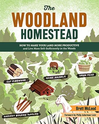 the woodland homestead how to make your land more productive and live more self sufficiently in the woods 1st