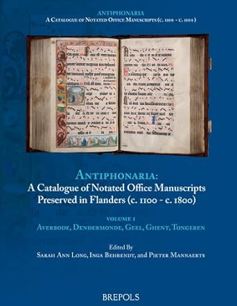catalogue of notated office manuscripts preserved in flanders volume 1 1st edition sa long 2503542786,