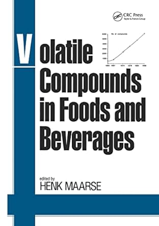 volatile compounds in foods and beverages 1st edition henk maarse 0824783905, 978-0824783907
