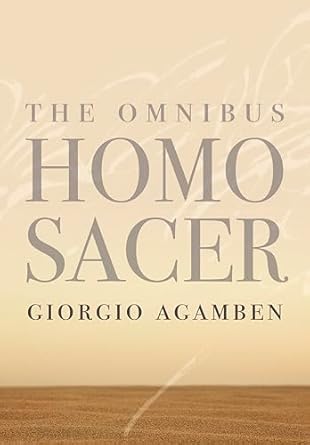 the omnibus homo sacer 1st edition giorgio agamben 1503603059, 978-1503603059