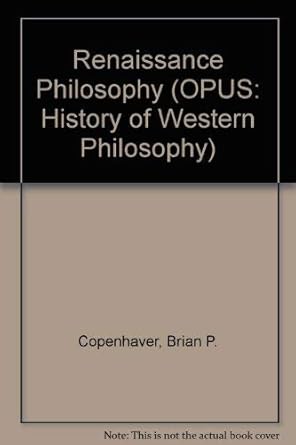 renaissance philosophy 1st edition brian p copenhaver 0192192035, 978-0192192035