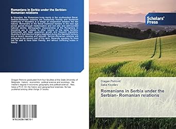 romanians in serbia under the serbian romanian relations 1st edition dragan petrovic ,sasa kicosev