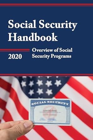social security handbook 2020 1st edition social security administration 1641434007, 978-1641434003