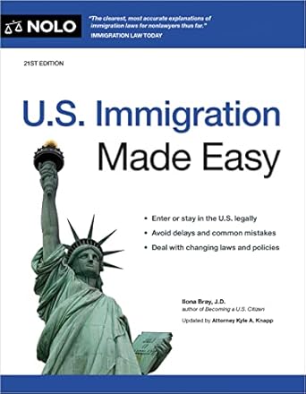 u s immigration made easy 1st edition ilona bray j d 1413330711, 978-1413330717