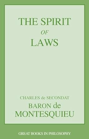 the spirit of laws 1st edition charles lois montesquieu 1573929492, 978-1573929493