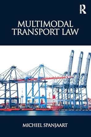 multimodal transport law 1st edition michiel spanjaart 0415789818, 978-0415789813