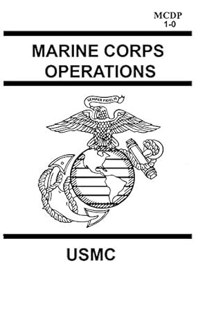 marine corps operations mcdp 1 0 1st edition usmc 1790638089, 978-1790638086