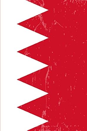 bahrain flag journal blank lined notebook to write in 1st edition country flag journals 1793395632,