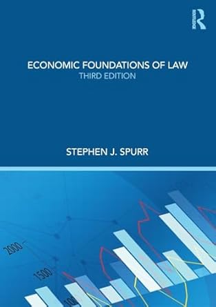 economic foundations of law 1st edition stephen j spurr 0815375468, 978-0815375463