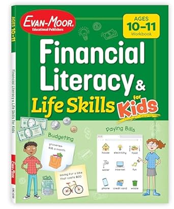evan moor financial literacy and life skills for kids ages 10 11 advanced money skills workbook earning