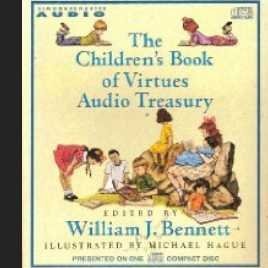 the childrens book of virtues audio treasury 1st edition william j bennett ,all star cast 0671536788,