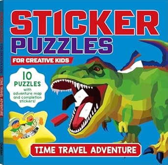 sticker puzzles time travel adventure for creative kids 1st edition gakken early childhood experts
