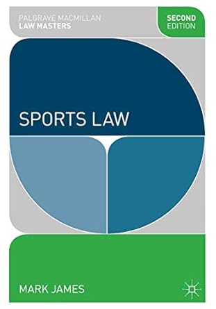 sports law 1st edition mark james 1137026448, 978-1137026446