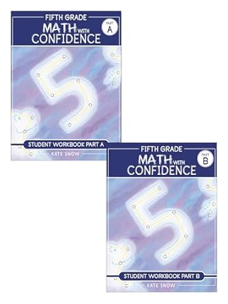 Fifth Grade Math With Confidence Student Workbook Bundle