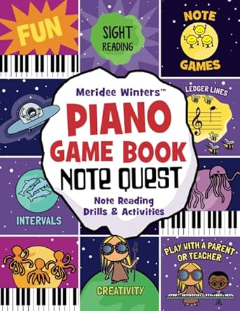 meridee winters note quest note reading drills and activities 1st edition meridee winters 1943821577,