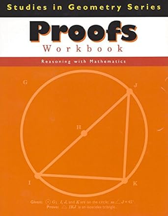 proofs workbook 1st edition tammy pelli leonard 1930820461, 978-1930820463