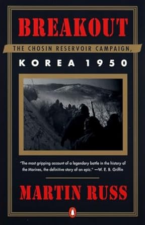 breakout the chosin reservoir campaign korea 1950 1st edition martin russ 0140292594, 978-0140292596