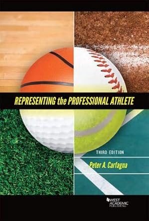 representing the professional athlete 1st edition peter carfagna 1634597036, 978-1634597036