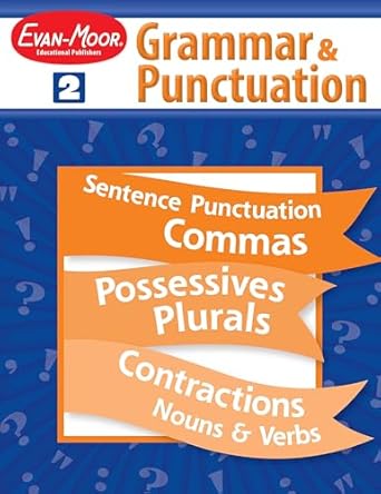 grammar and punctuation grade 2 1st edition evan moor educational publishers 1557998469, 978-1557998460