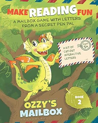 ozzys mailbox make reading fun with postcard short stories from a dragon pen pal kindergarten and 1st grade