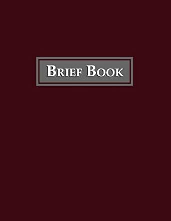 brief book case review brief templates 100 cases 1st edition phrontistery publishing 1671183665,