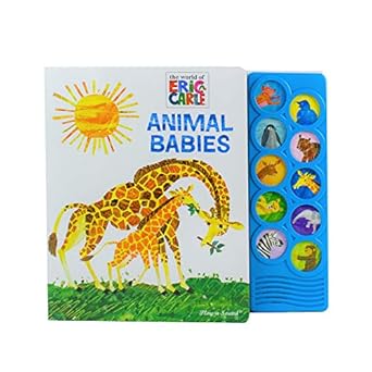 world of eric carle animal babies 10 button sound book pi kids 1st edition editors of phoenix international