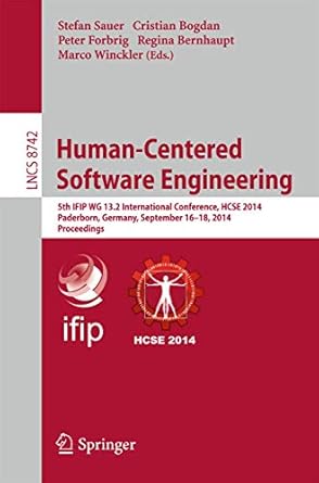 human centered software engineering 5th ifip wg 13 2 international conference hcse 2014 paderborn germany