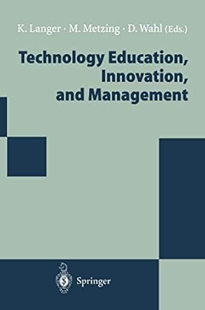 technology education innovation and management proceedings of the wocate conference 1994 1st edition kati