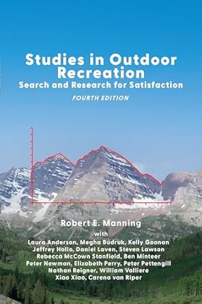 studies in outdoor recreation search and research for satisfaction 1st edition robert e manning 0870712098,