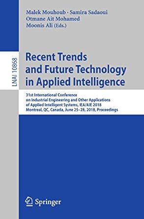 recent trends and future technology in applied intelligence 31st international conference on industrial