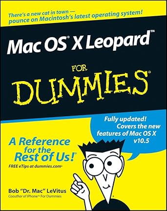 mac os x leopard for dummies 1st edition bob levitus 0470054336, 978-0470054338