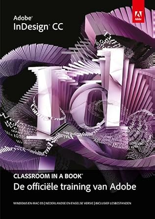 classroom in a book adobe indesign cc 1st edition  9043030317, 978-9043030311
