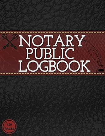notary public log book notary book to log notorial record acts by a public notary vol 4 1st edition guest