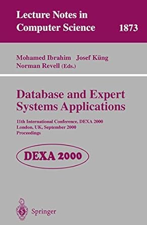 database and expert systems applications 11th international conference dexa 2000 london uk september 4 8 2000