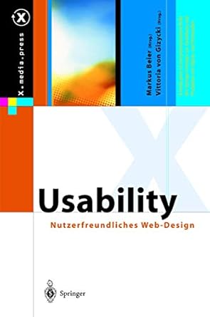 usability nutzerfreundliches web design 1st edition markus beier ,vittoria von gizycki 3540419144,