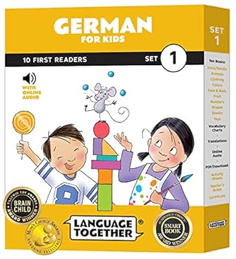 german for kids first readers box set 10 beginning readers with online audio build confidence with german