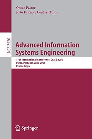advanced information systems engineering 17th international conference caise 2005 porto portugal june 13 17